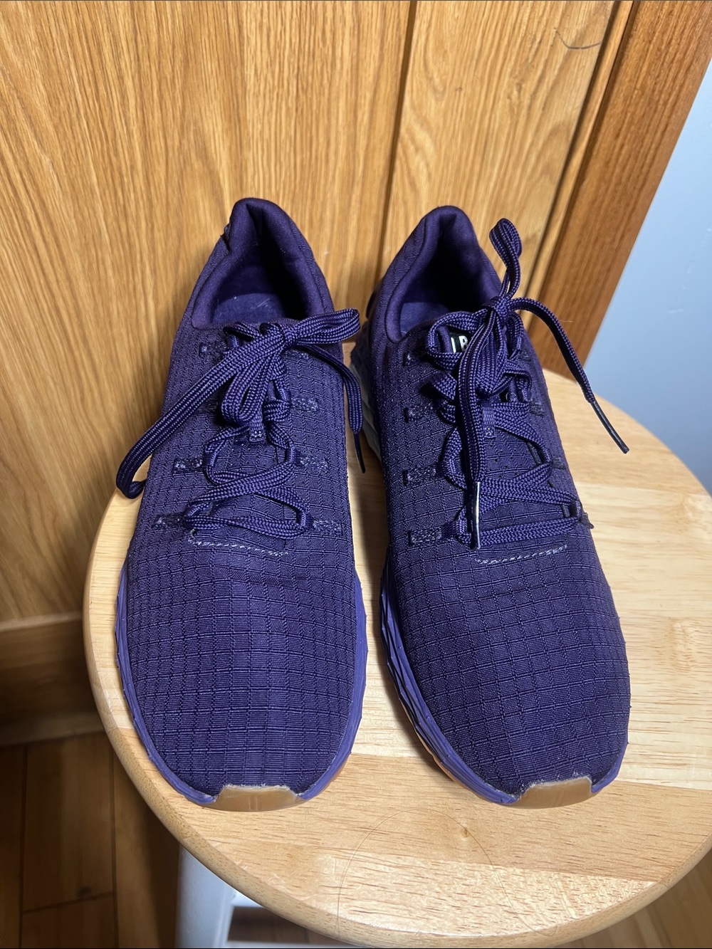 NOBULL Men's Training Sneakers in Deep Purple with Gum Outsole